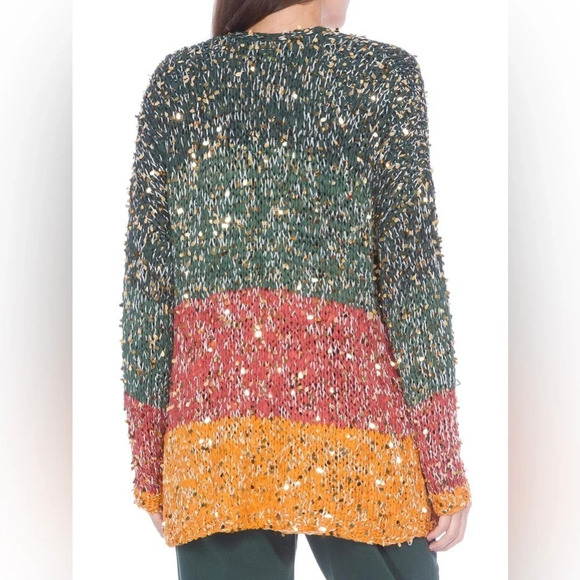 NWT FARM Rio Loose Knit Cardigan with sequins - Picture 9 of 9